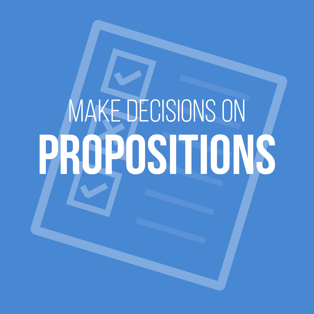 Make Decisions on Propositions